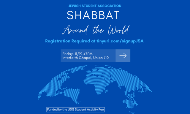 JSA Shabbat Poster