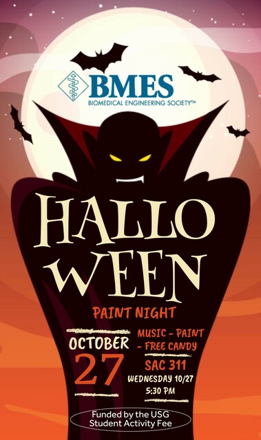 Halloween Paint Night Poster