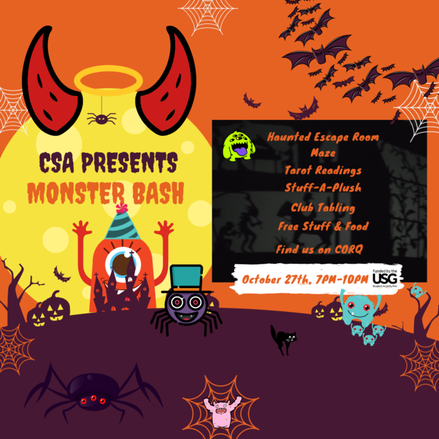 CSA Monster Bash Poster