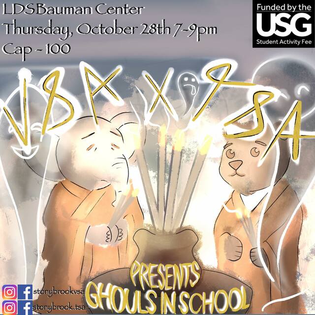 TSA x VSA Presents: Ghouls in School Poster