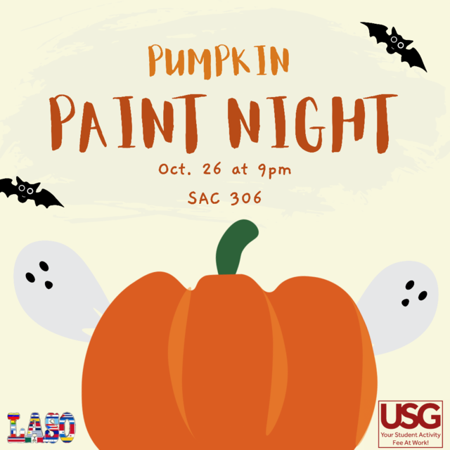 Pumpkin Paint Night Poster