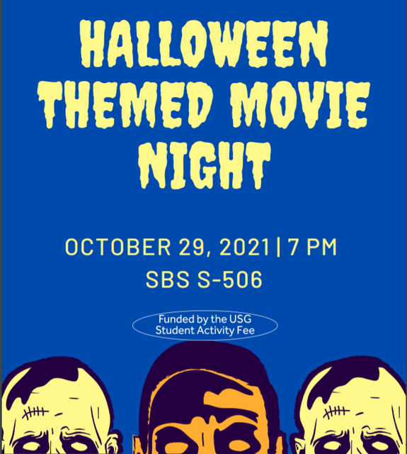 Spooky Movie Night with UAS Poster