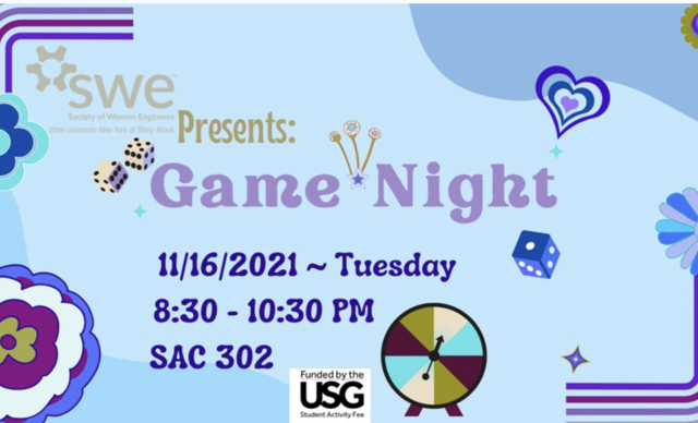 SWELL Game Night Poster