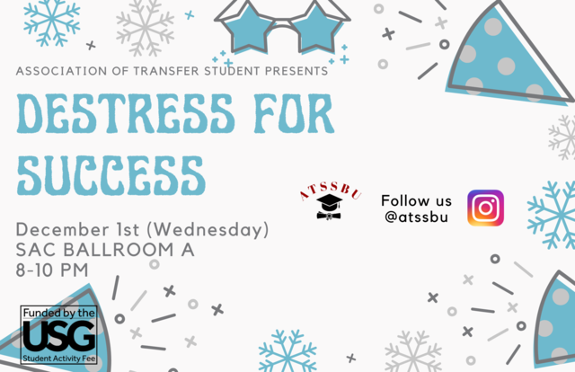 Destress for Success: Finals Edition Poster