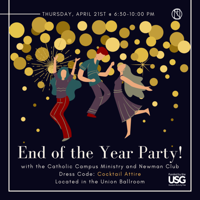 End of Year Party Poster