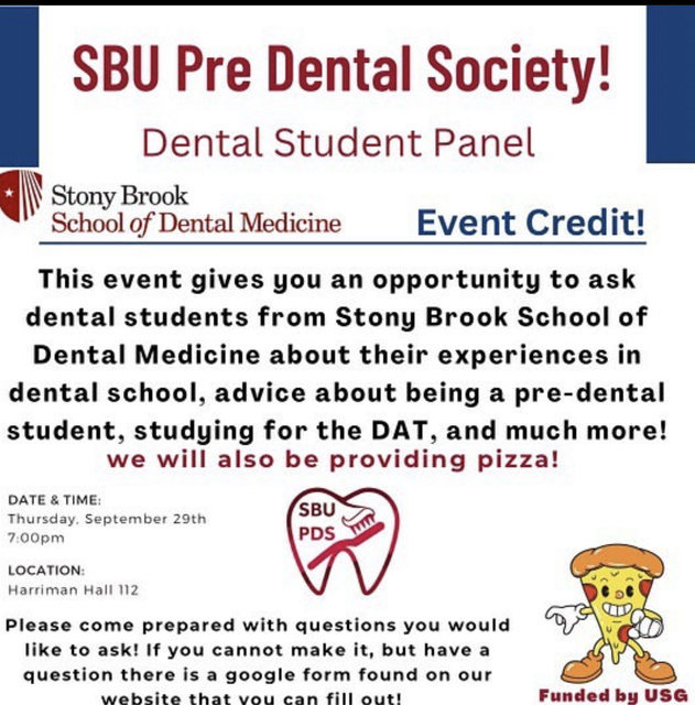 Stony Brook School of Dental Medicine D1-D4 Student Panel Poster