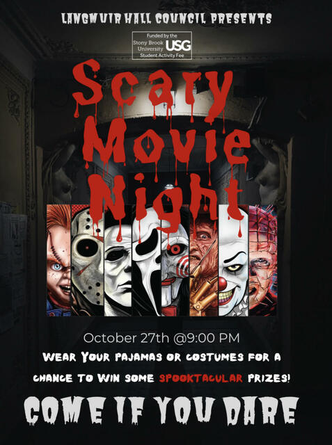 Scary Movie Night Poster