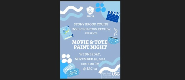 Movie and Tote Painting Night Poster