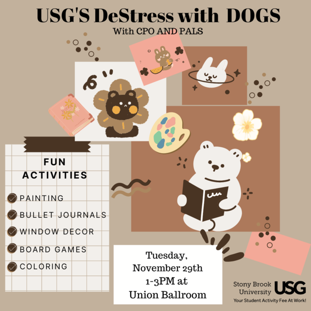 DeStress With Dogs Poster