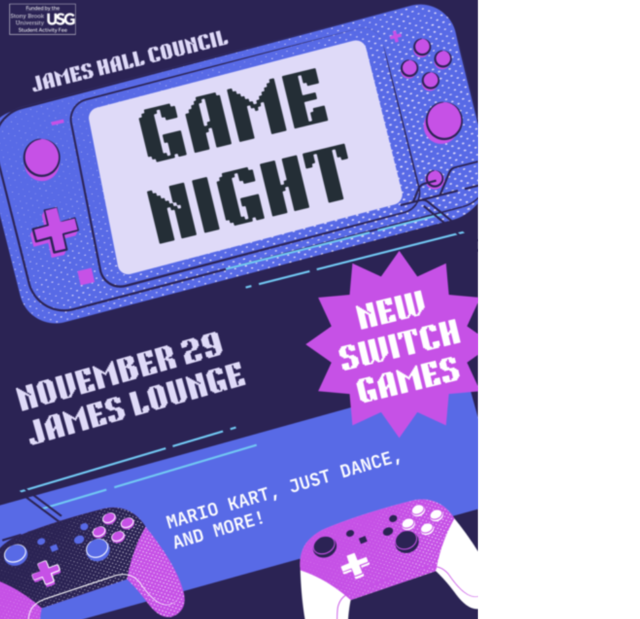 Nintendo Switch Game Night! Poster