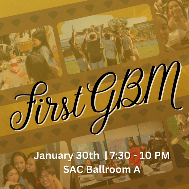 PUSO Presents: First Spring GBM Poster