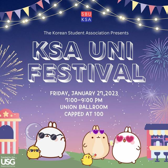 KSA Presents: KSA Uni Festival Poster