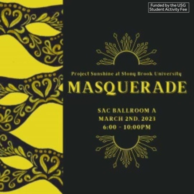 Project Sunshine's Masquerade Ball Poster