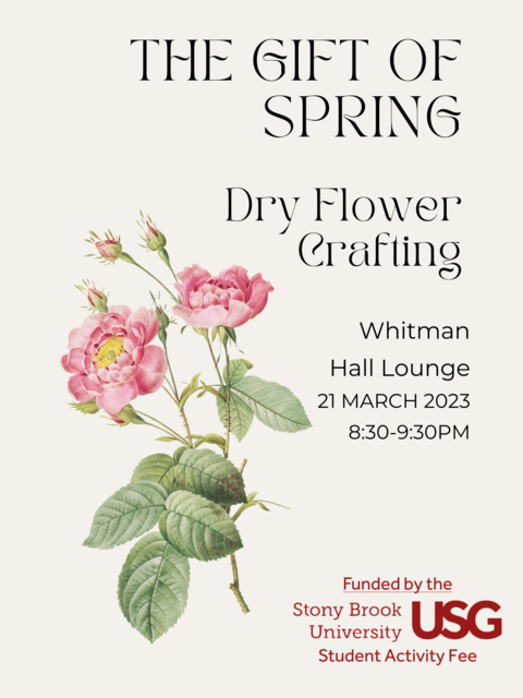 Whitman Hall Council: The Gift of Spring Poster