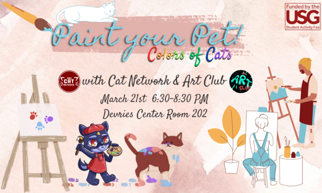 Paint your Pets, Color of Cats! Poster