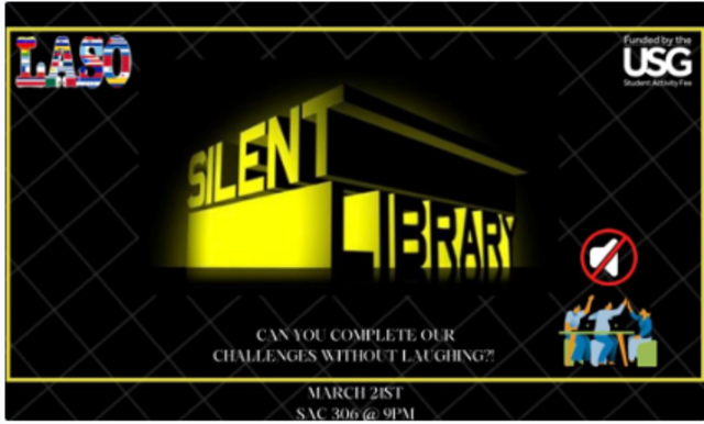 Silent Library Poster