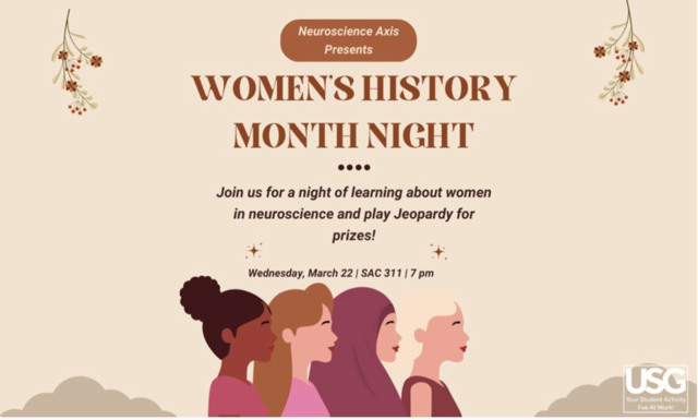 Women's History Month Event Poster