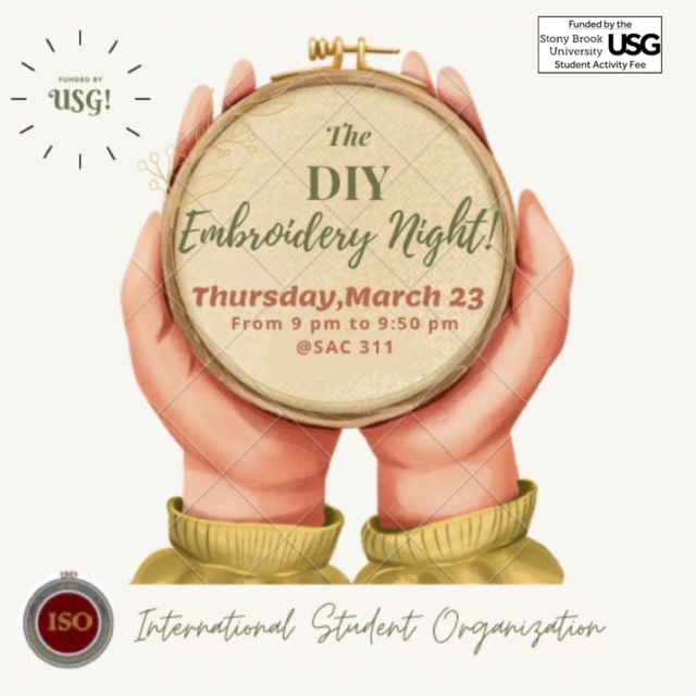 ISO GBMs: Embroidery Art Craft  Poster