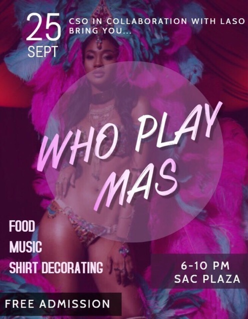 WHO PLAY MAS Poster