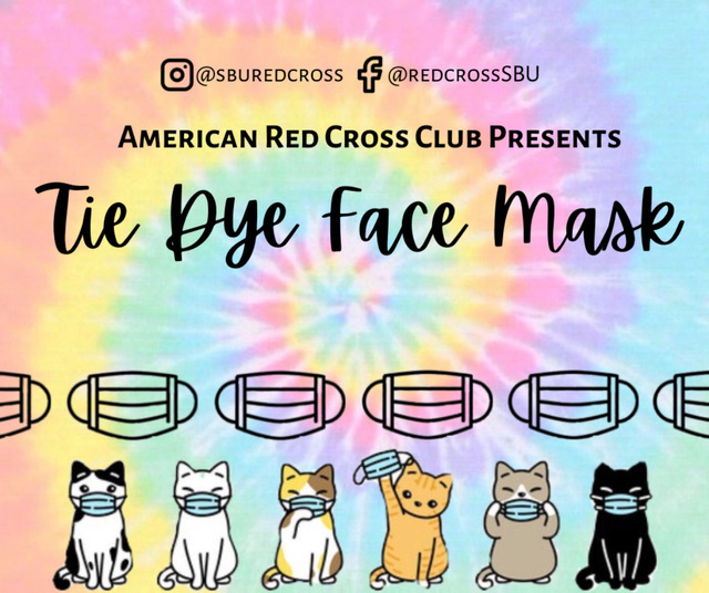 Tie Dye Mask Making Poster